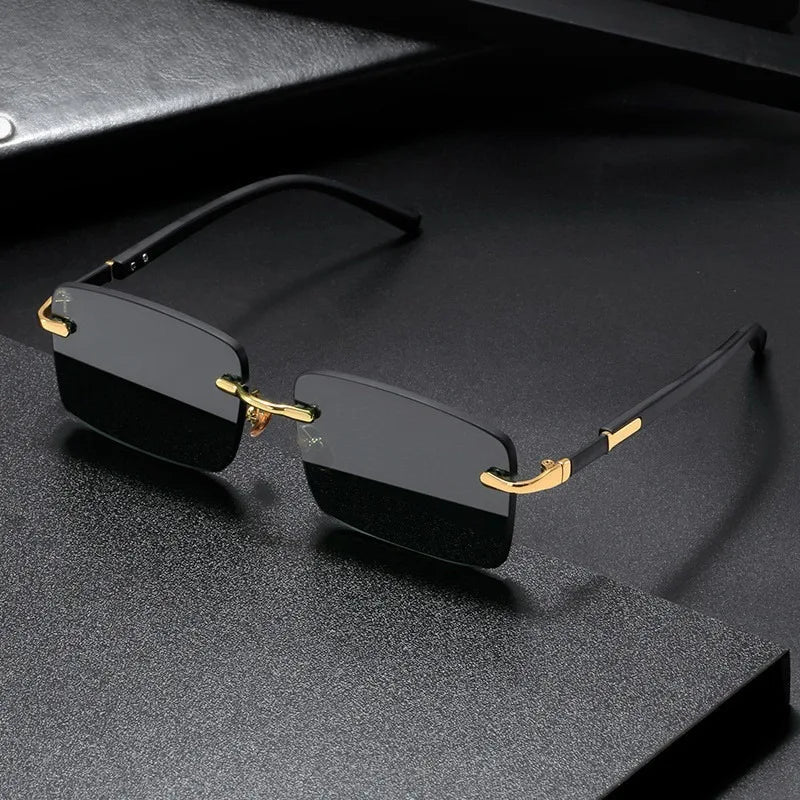 AURYX Mirage – Retro Frameless Sunglasses