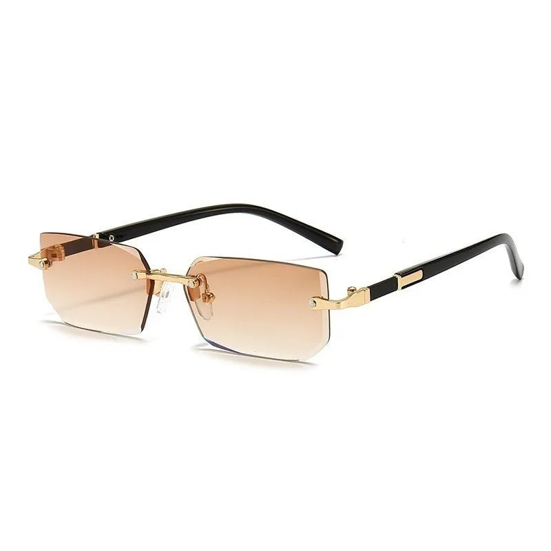 AURYX Mirage – Retro Frameless Sunglasses